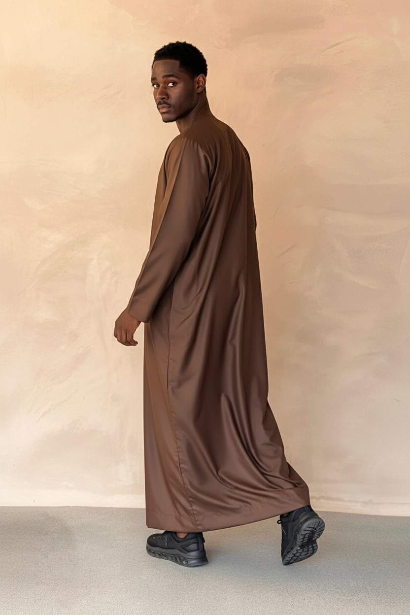 Coffee Brown Emirati thobe