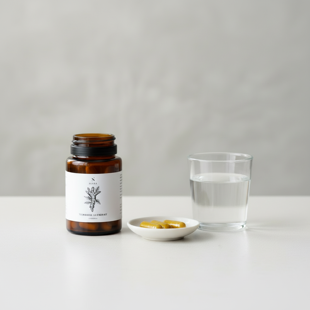 Turmeric capsules with black pepper