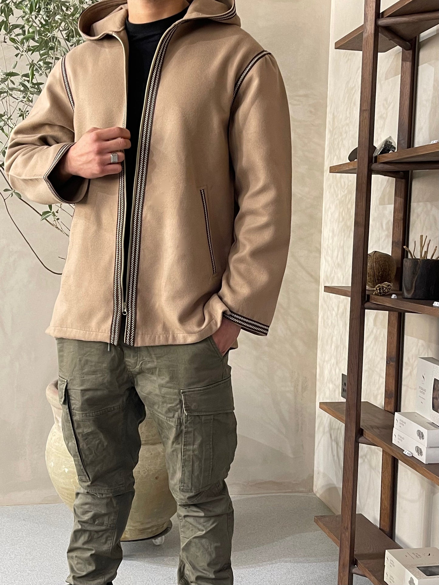 Sand Moroccan Hoodie