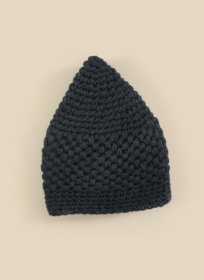 Black Knitted Hat