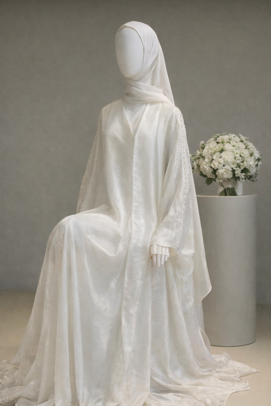 Pearl Open Abaya