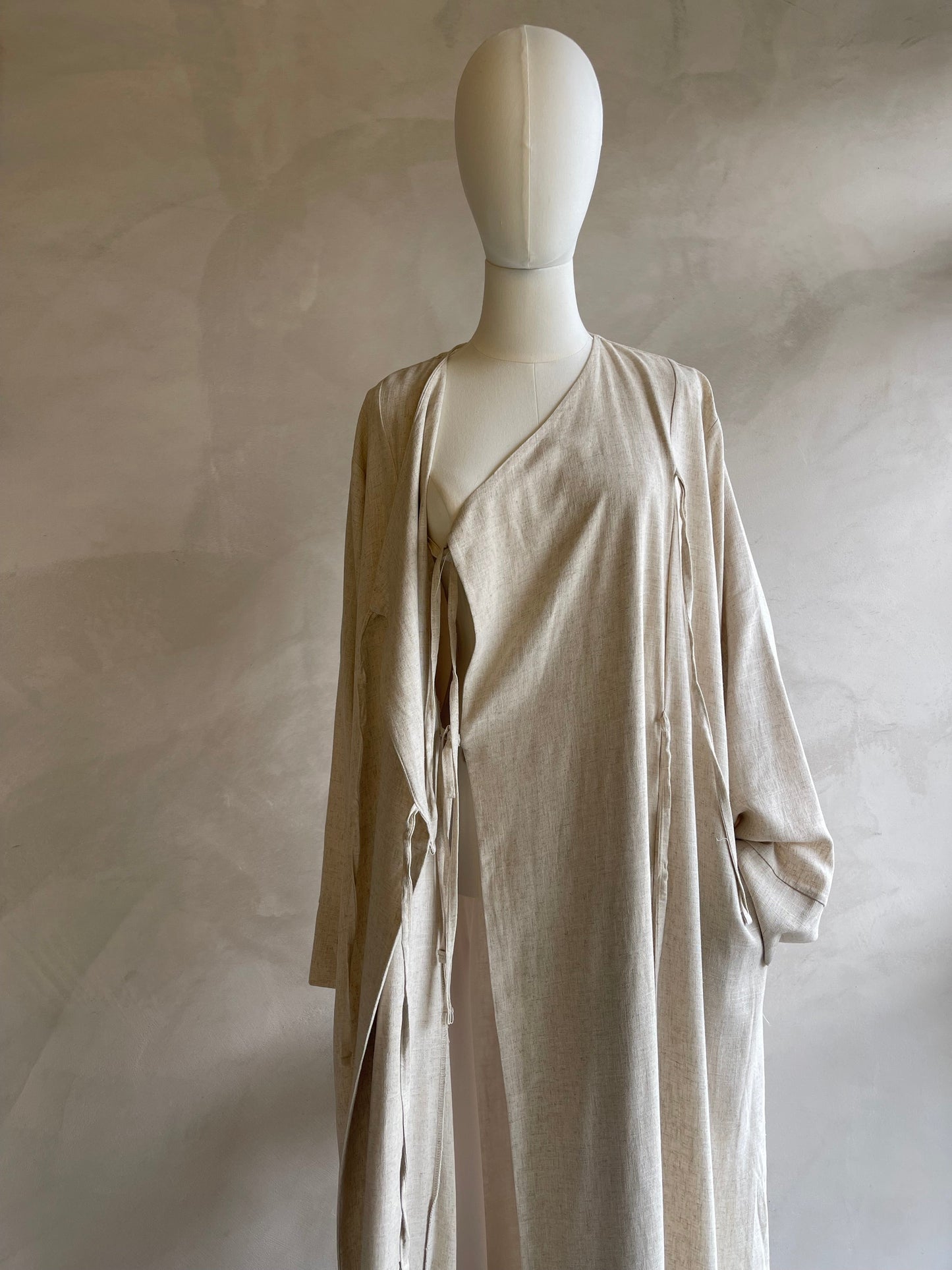 Oat Wrap Tie Abaya