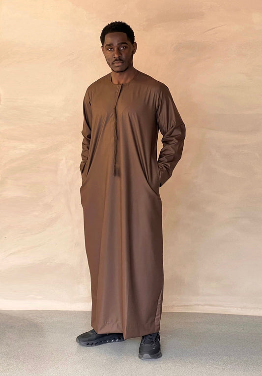 Coffee Brown Emirati thobe