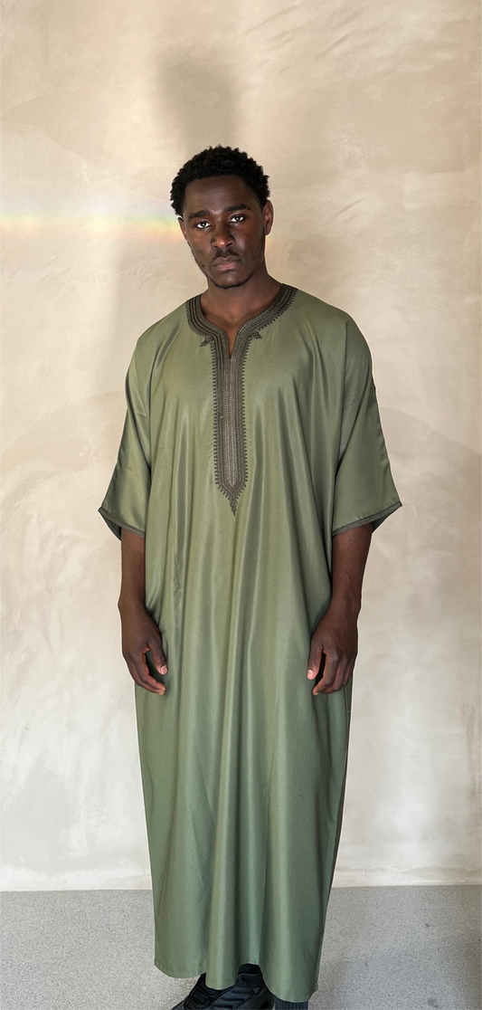 Khaki Moroccan Thobe