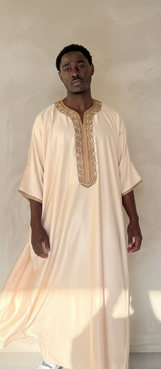 Warm Sand Moroccan Thobe