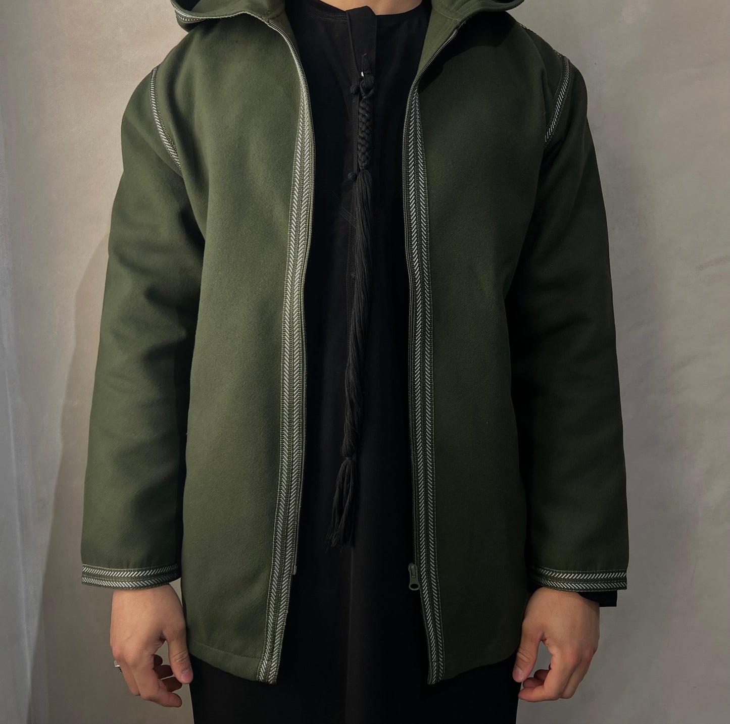 Khaki Moroccan Hoodie