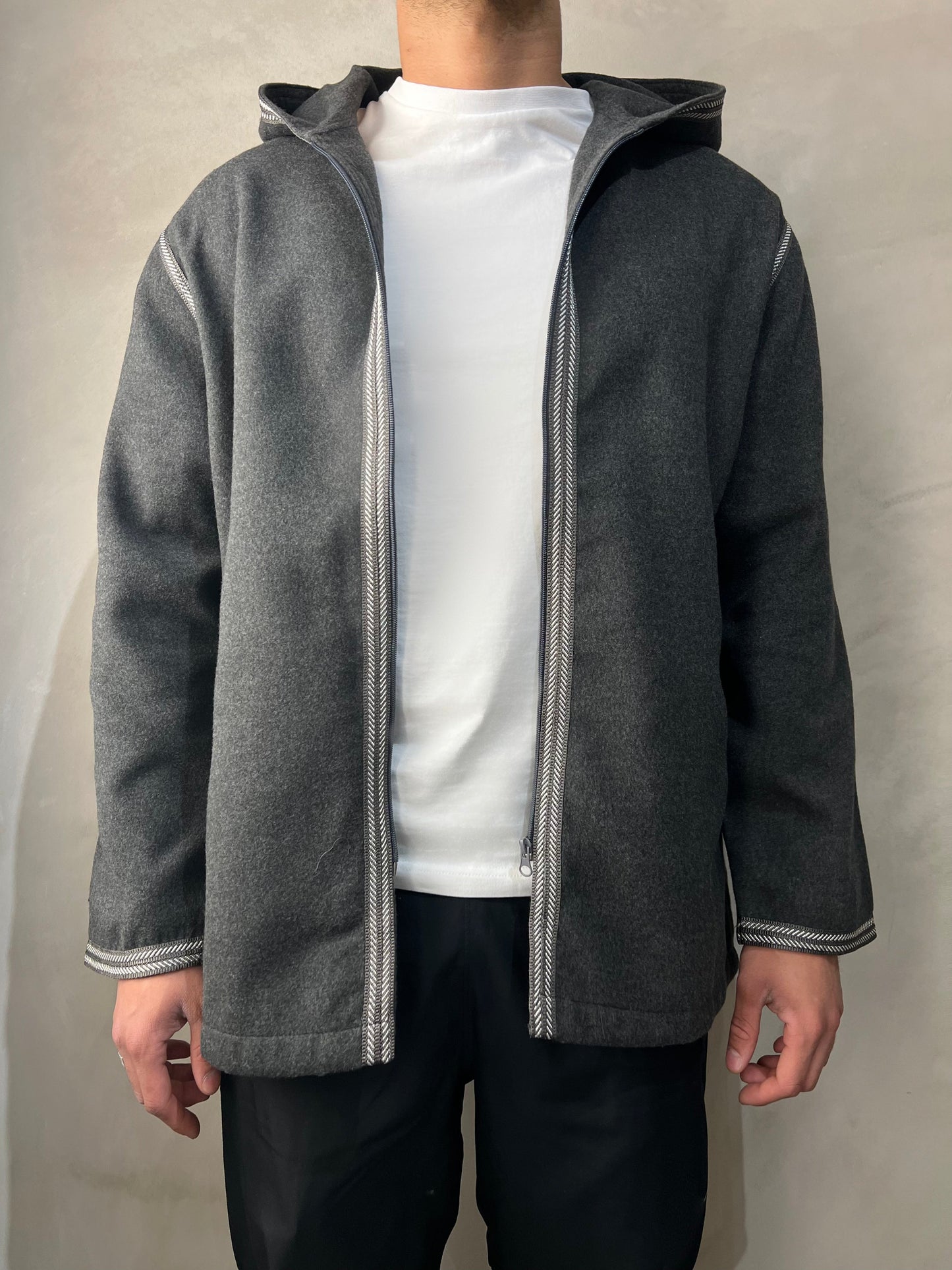 Pebble Grey Moroccan Hoodie